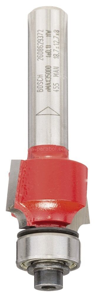 Bosch - Expert Serisi Ahşap İçin Çift Oluklu, Sert Metal Bilye Yataklı Yuvarlama Frezesi 8*3*55mm 2608629372