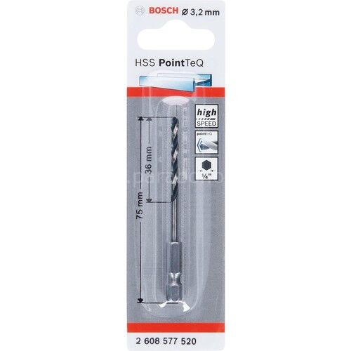 Bosch Pointeq 3,2mm 1/4 Adap. Metal Matkap Ucu 1'li 2608577520 Bosch