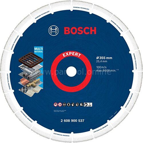 Bosch Dmw Metal Kesme Diski 355*25,4 mm 2608900537