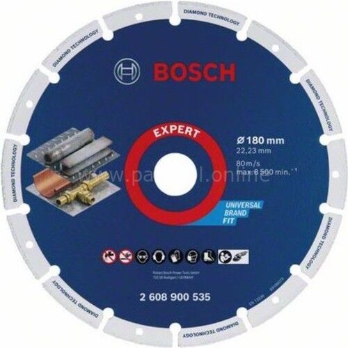 Bosch 180 mm Elmas Metal Kesme Diski