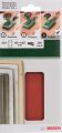 Bosch - Titreşimli Zımpara Kağıdı 10'lu, 93 x 185 mm 240 Kum 8 Delik