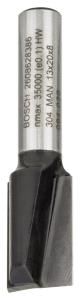 Bosch - Standard Seri Ahşap İçin Çift Oluklu, Sert Metal Düz Freze Ucu 8*13*51mm 2608628386