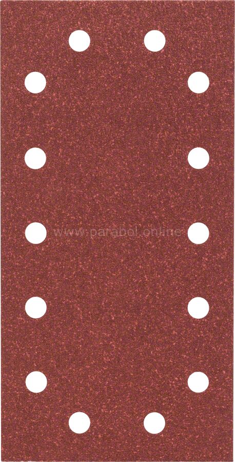 Bosch - Titreşimli Zımpara Kağıdı 10'lu, 115 x 230 mm 80 Kum 14 Delik