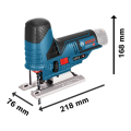 Bosch Professional GST 12V-70 (Solo) Akülü Dekupaj Testere Makinesi 06015A1001