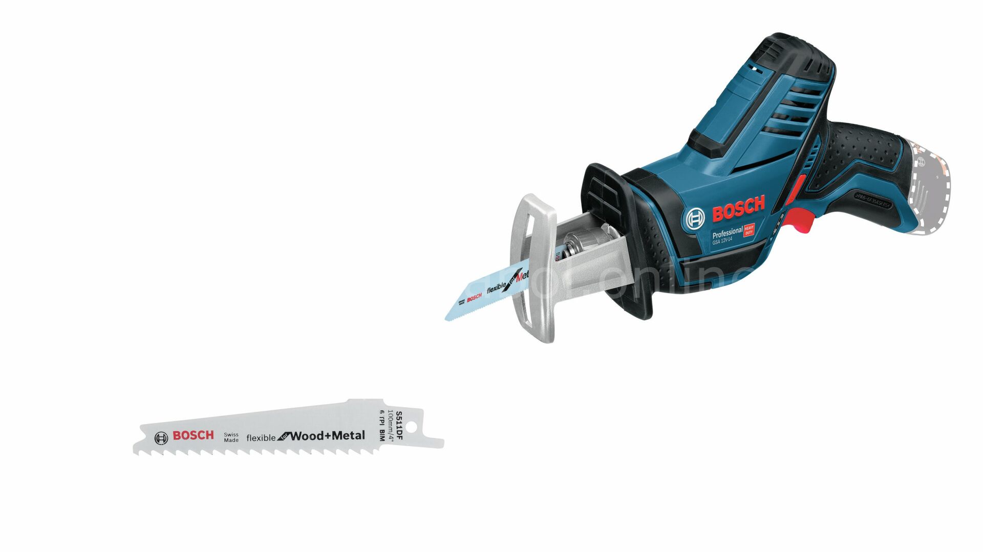 Bosch Professional GSA 12V-14 (Solo) Akülü Panter Testere Makinesi 060164L902