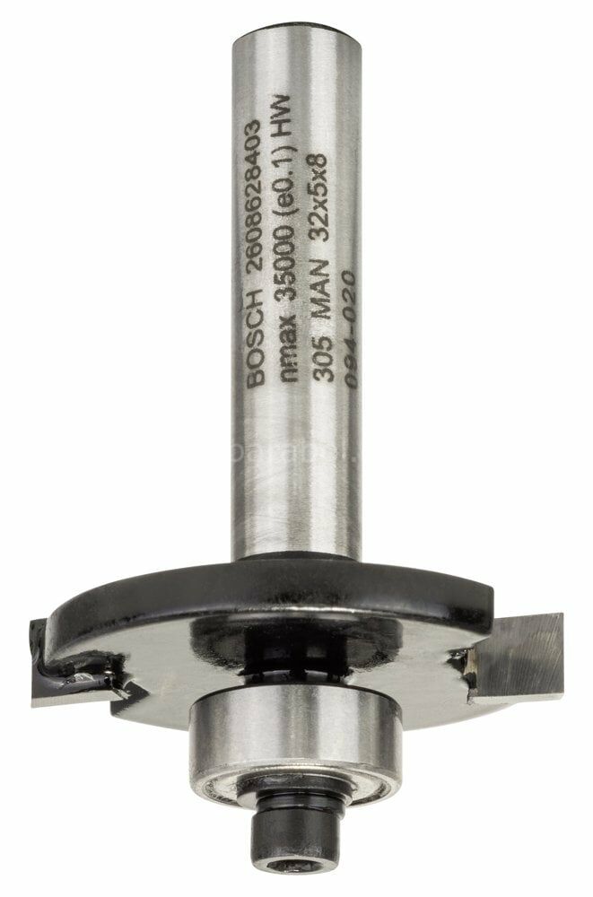 Bosch - Standard Seri Ahşap İçin Çift Oluklu, Sert Metal Bilya Yataklı Diskli Kanal Frezesi 8*32*5*51 mm 2608628403