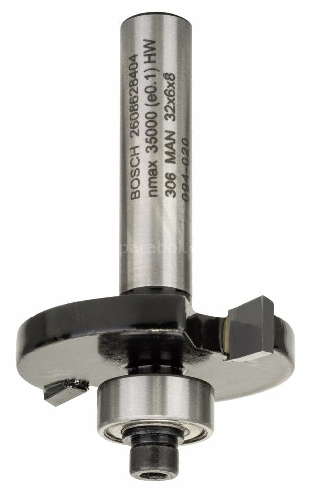Bosch - Standard Seri Ahşap İçin Çift Oluklu, Sert Metal Bilya Yataklı Diskli Kanal Frezesi 8*32*6*51 mm 2608628404