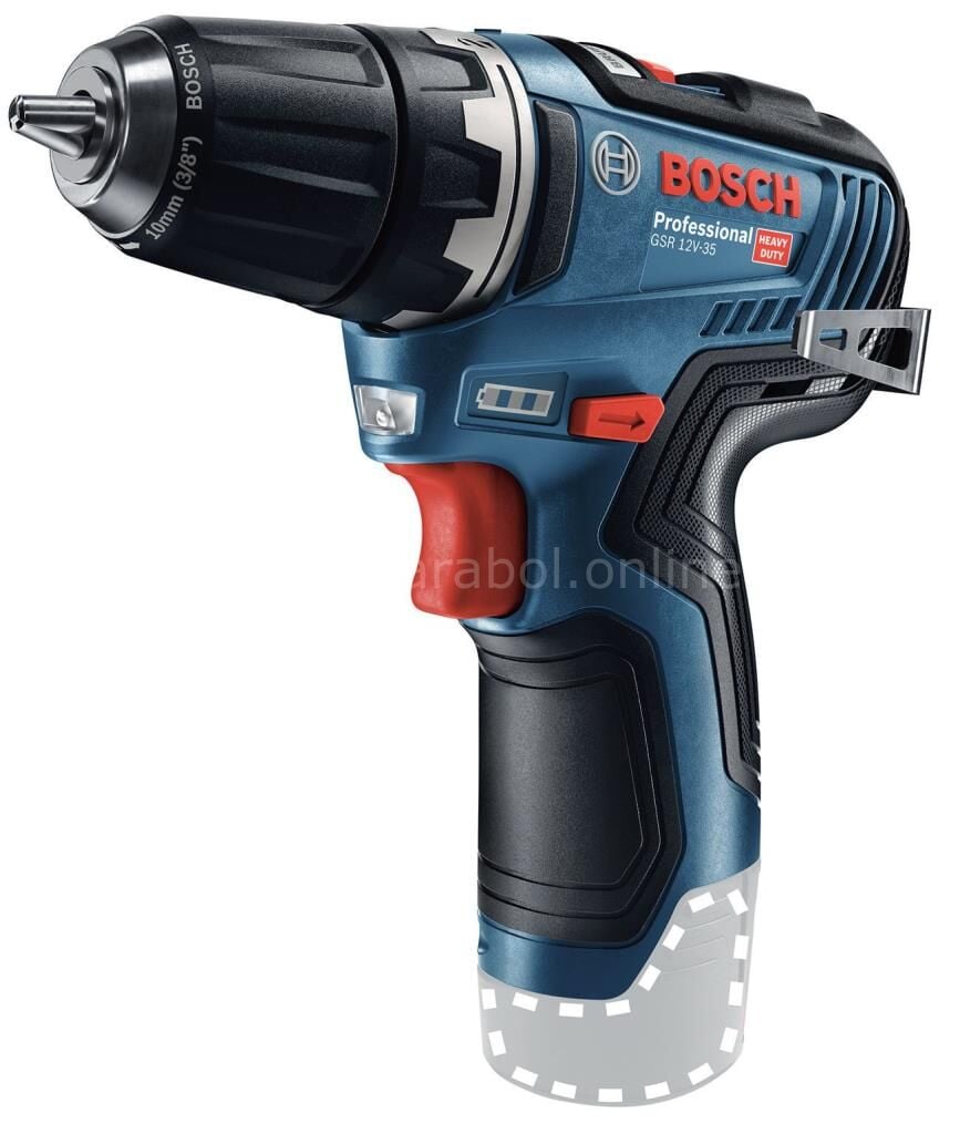 Bosch Professional GSR 12V-35 (Solo) Akülü Delme Vidalama Makinesi 06019H8000