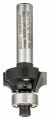 Bosch - Standard Seri Ahşap İçin Çift Oluklu, Sert Metal Bilya Yataklı Yuvarlama Frezesi 8*4*53 mm 2608628339