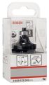 Bosch - Standard Seri Ahşap İçin Çift Oluklu, Sert Metal Bilya Yataklı Yuvarlama Frezesi 8*10*57 mm 2608628342