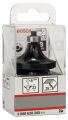 Bosch - Standard Seri Ahşap İçin Çift Oluklu, Sert Metal Bilya Yataklı Yuvarlama Frezesi 8*15*66 mm 2608628345