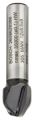 Bosch - Standard Seri Ahşap İçin Çift Oluklu, Sert Metal Dalma Yarımay Freze 8*12*40*6 mm 2608628368