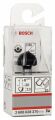 Bosch - Standard Seri Ahşap İçin Çift Oluklu, Sert Metal Dalma Yarımay Freze 8*20*46*10 mm 2608628370