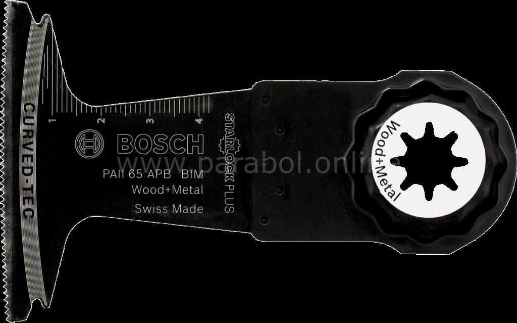 Bosch - Starlock Plus - PAII 65 APB - BIM Ahşap ve Metal İçin Daldırmalı Testere Bıçağı 10'lu 2608664494