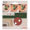 Bosch - Eksantirik Zımpara Kağıdı 5'Li, 125 Mm 240 Kum 8 Delik
