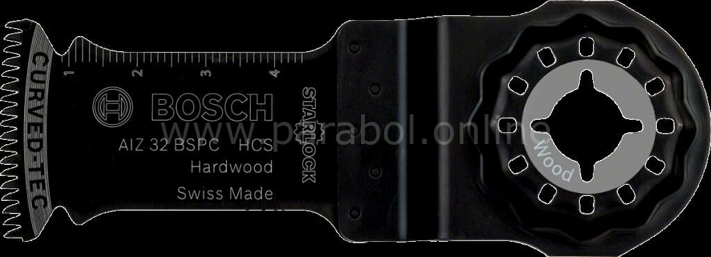 Bosch - Starlock - AIZ 32 BSPC - HCS Sert Ahşap İçin Daldırmalı Testere Bıçağı 10'lu 2608664481
