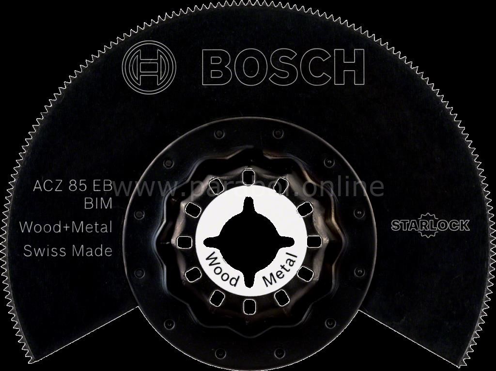 Bosch - Starlock - ACZ 85 EB - BIM Ahşap ve Metal İçin Segman Testere Bıçağı, Bombeli 10'lu 2608664477