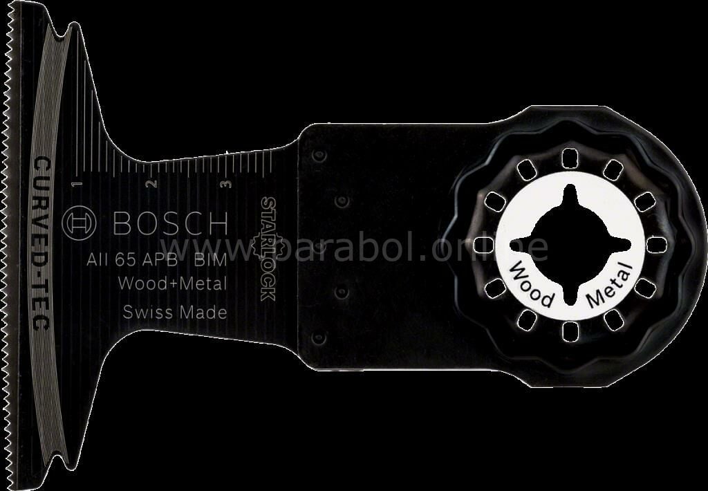 Bosch - Starlock - AII 65 APB - BIM Ahşap ve Metal İçin Daldırmalı Testere Bıçağı 10'lu 2608664474