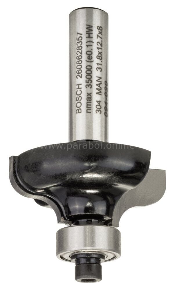 Bosch - Standard Seri Ahşap İçin Çift Oluklu Sert Metal Kenar Biçimlendirme Frezesi 8*31,8*54mm 2608628357