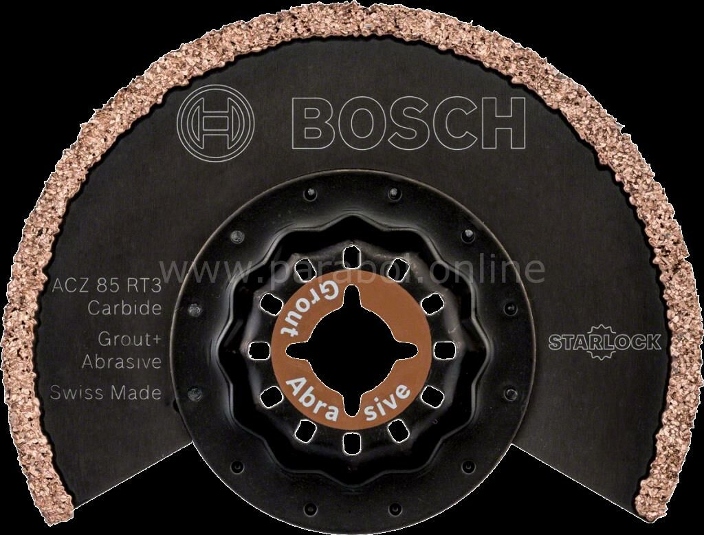 Bosch - Starlock - ACZ 85 RT3 - Carbide RIFF Zımpara Uçlu Segman Testere Bıçağı 30 Kum Kalınlığı 10'lu 2608664484