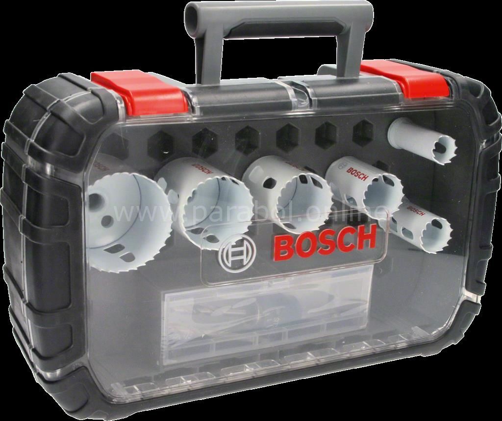 Bosch - Yeni Progressor Serisi Delik Açma Testeresi (Panç) Seti 9 Parça Ø 22-29-35-44-51-64 mm 2608594187