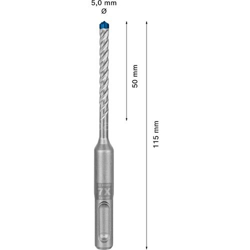 Bosch Expert Sds Plus-7x Kırıcı Delici Delme Ucu 5 x 50 x 115 mm