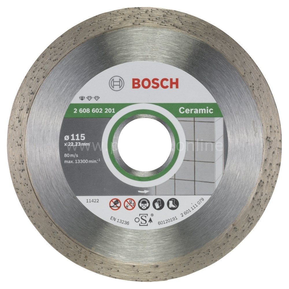 Bosch - Standard Seri Seramik İçin Elmas Kesme Diski 115 mm 2608602201