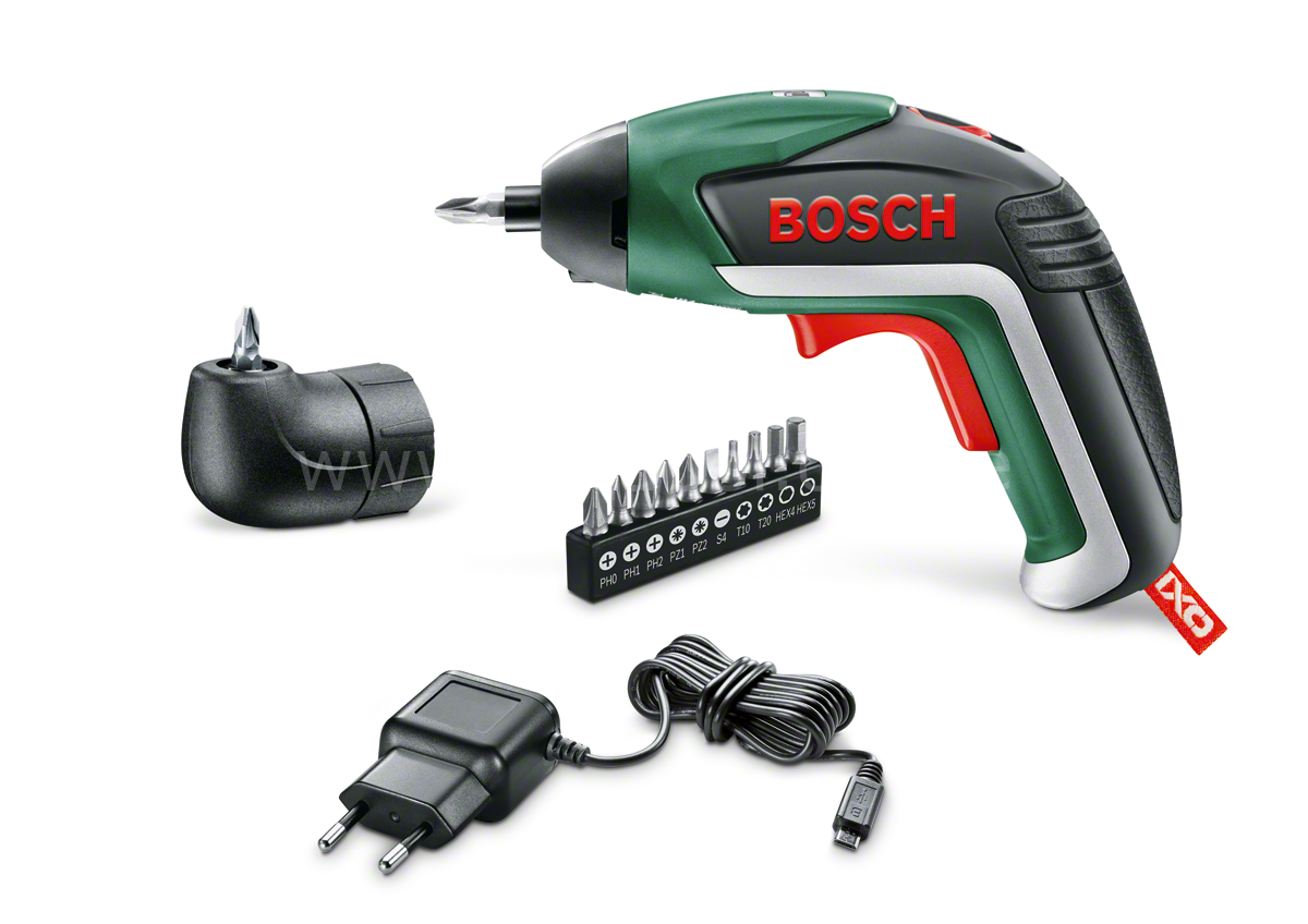 Bosch IXO Akülü Vidalama Makinesi + Köşe Adaptörü 06039A8001