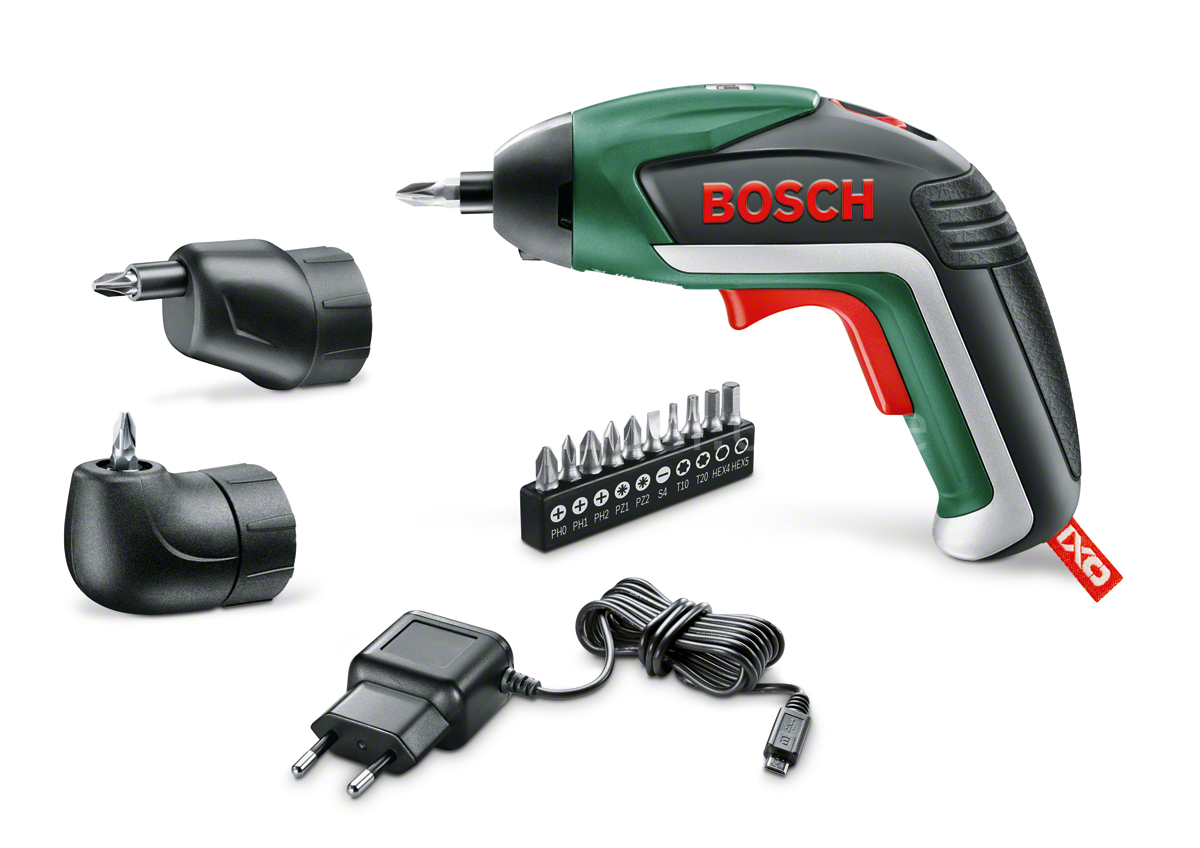 Bosch  IXO Akülü Vidalama Makinesi + Köşe + Eksantrik Adaptör 06039A8002