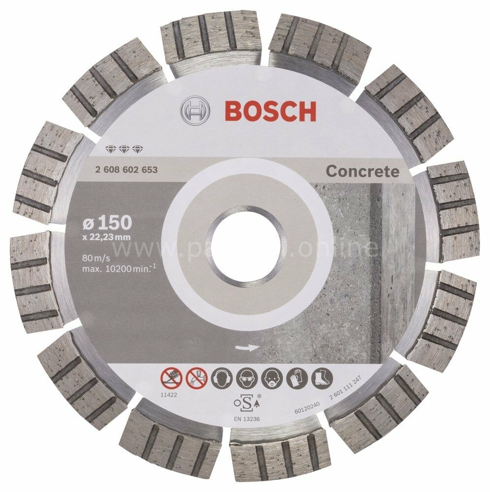 Bosch - Best Serisi Beton İçin Elmas Kesme Diski 150 mm 2608602653