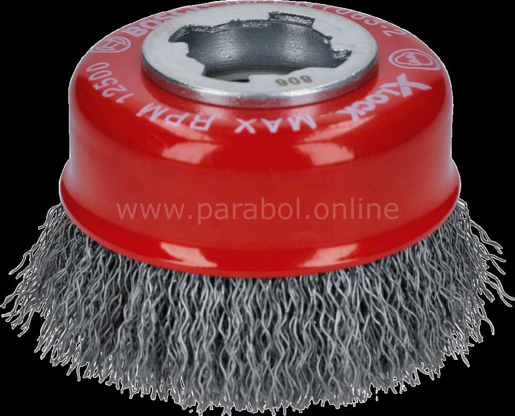 Bosch - X-LOCK - Clean Serisi Metal İçin Saçaklı Tel Fırça 75*0,3 mm 2608620725