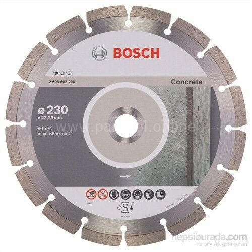 Bosch - Standard Seri Beton İçin, 9+1 Elmas Kesme Diski Set 230 mm 2608603243