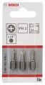 Bosch - Extra Hard Serisi Vidalama Ucu PH1*25 mm 3'lü 2607001508