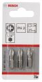 Bosch - Extra Hard Serisi Vidalama Ucu PH2*25 mm 3'lü 2607001511