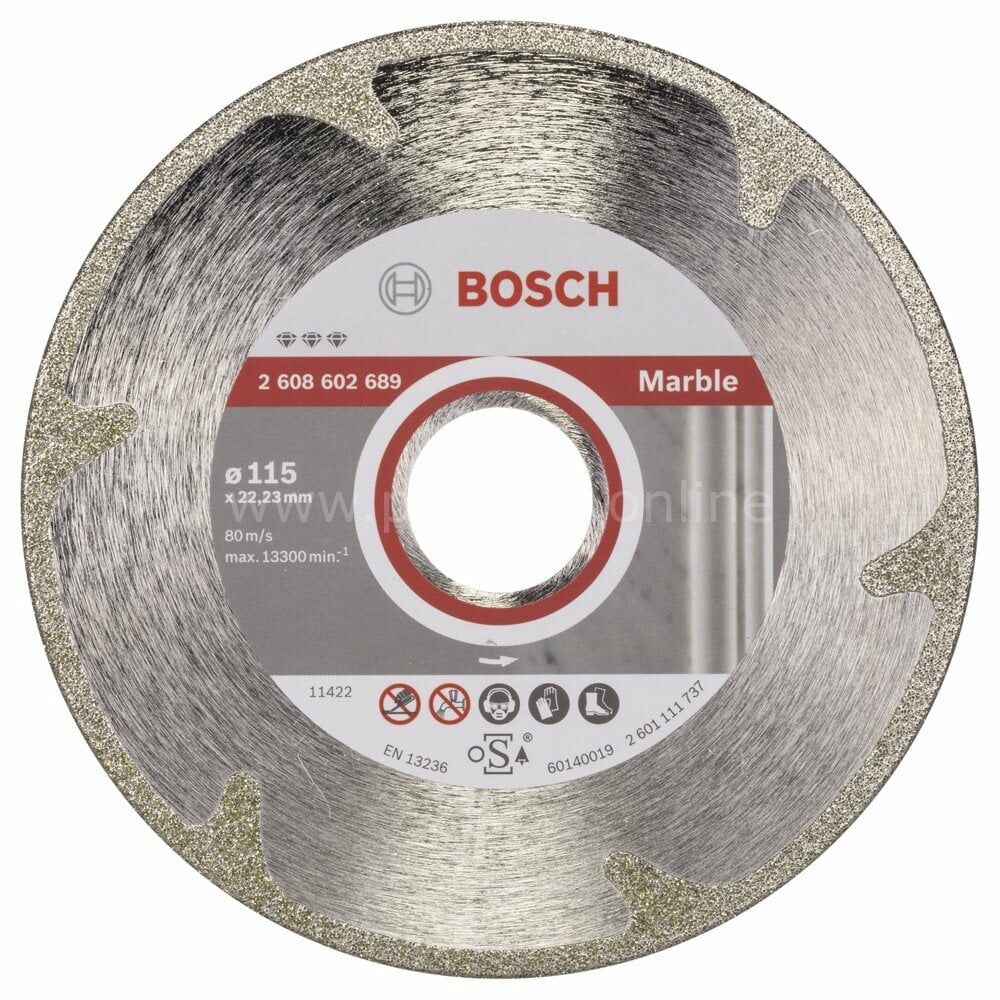 Bosch - Best Serisi Mermer İçin Elmas Kesme Diski 115 mm 2608602689