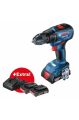 Bosch Professional GSR 18V-50 3 x 2.0 Ah Akülü Delme-Vidalama Makinesi 06019H5005