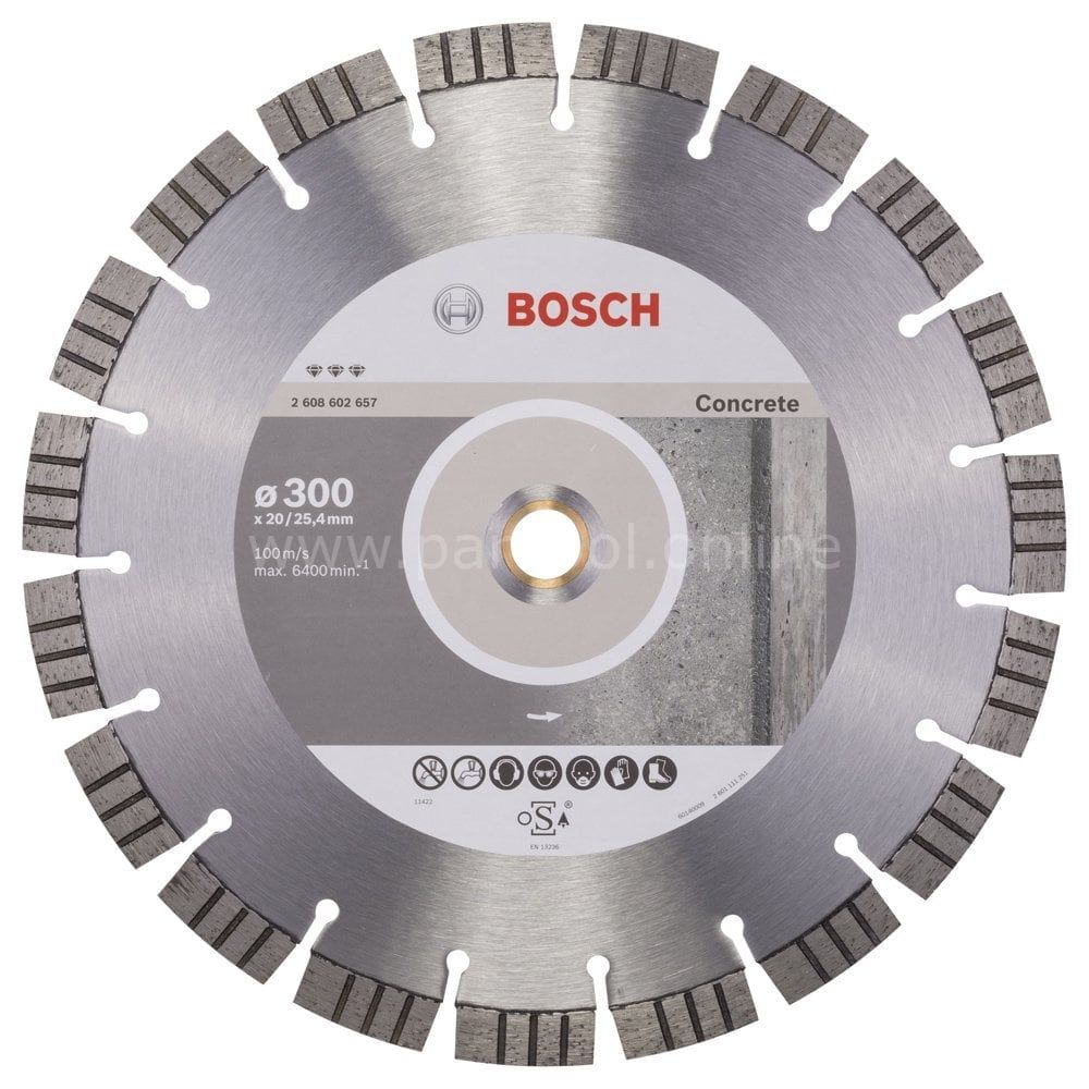 Bosch - Best Serisi Beton İçin Elmas Kesme Diski 300 mm 2608602657