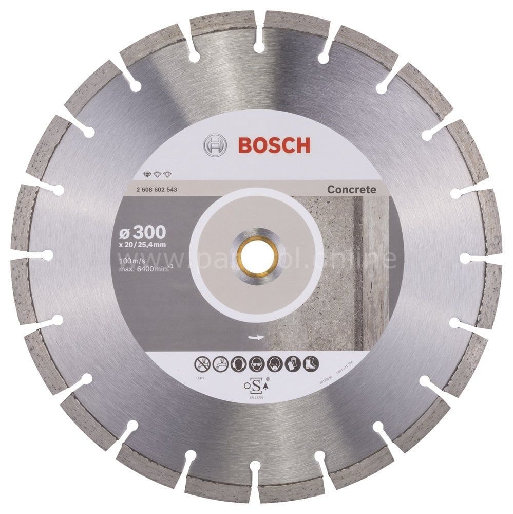 Bosch - Standard Seri Beton İçin Elmas Kesme Diski 300 mm 2608602543
