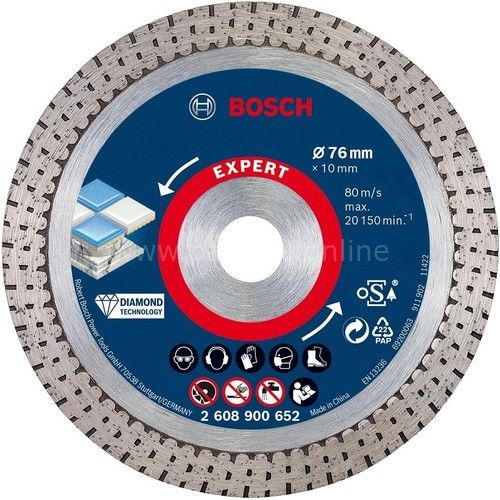 Expert 76 mm Seramik Kesme Diski Gws 12 Uyumlu 2608900652