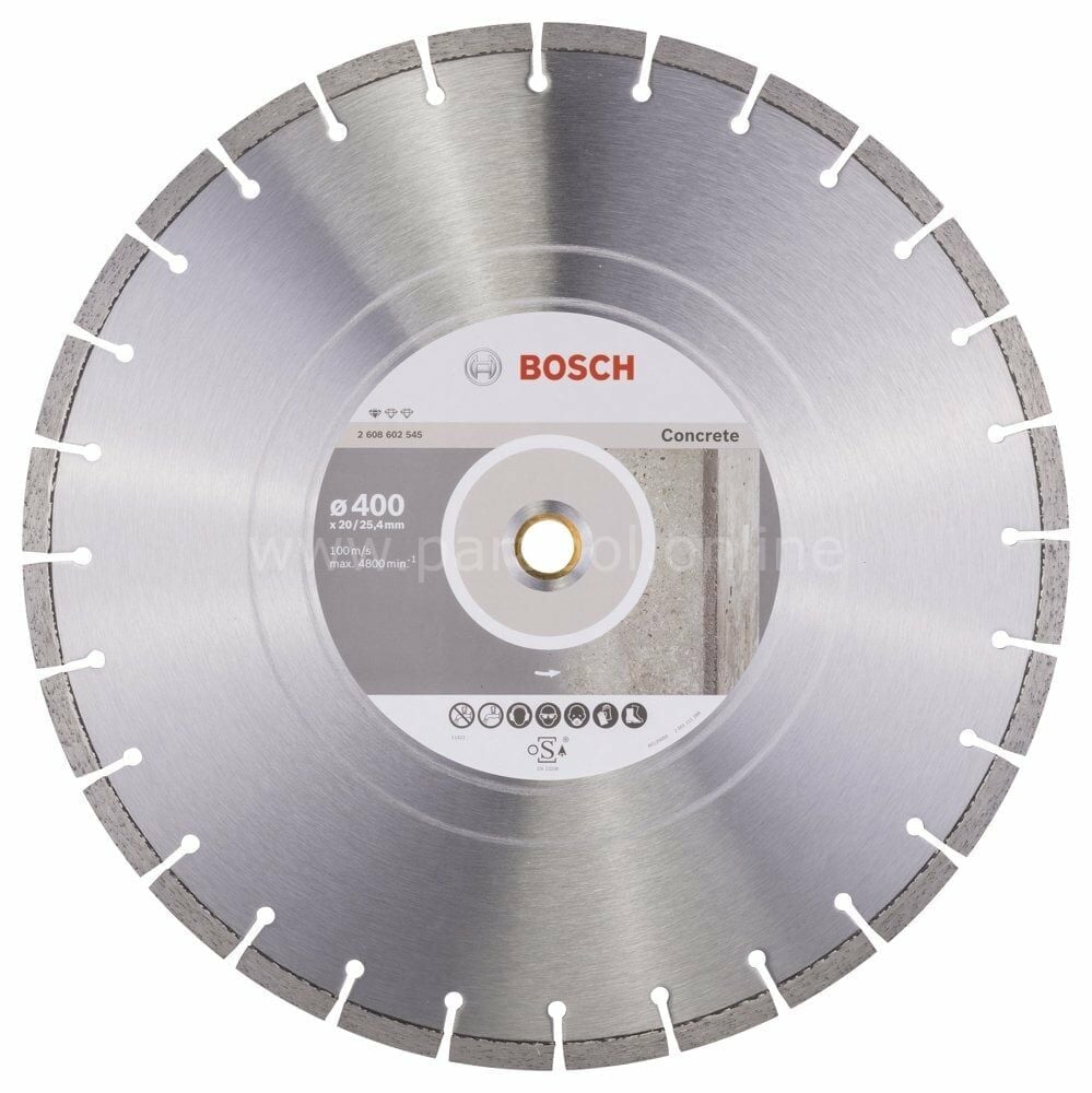 Bosch - Standard Seri Beton İçin Elmas Kesme Diski 400 mm 2608602545