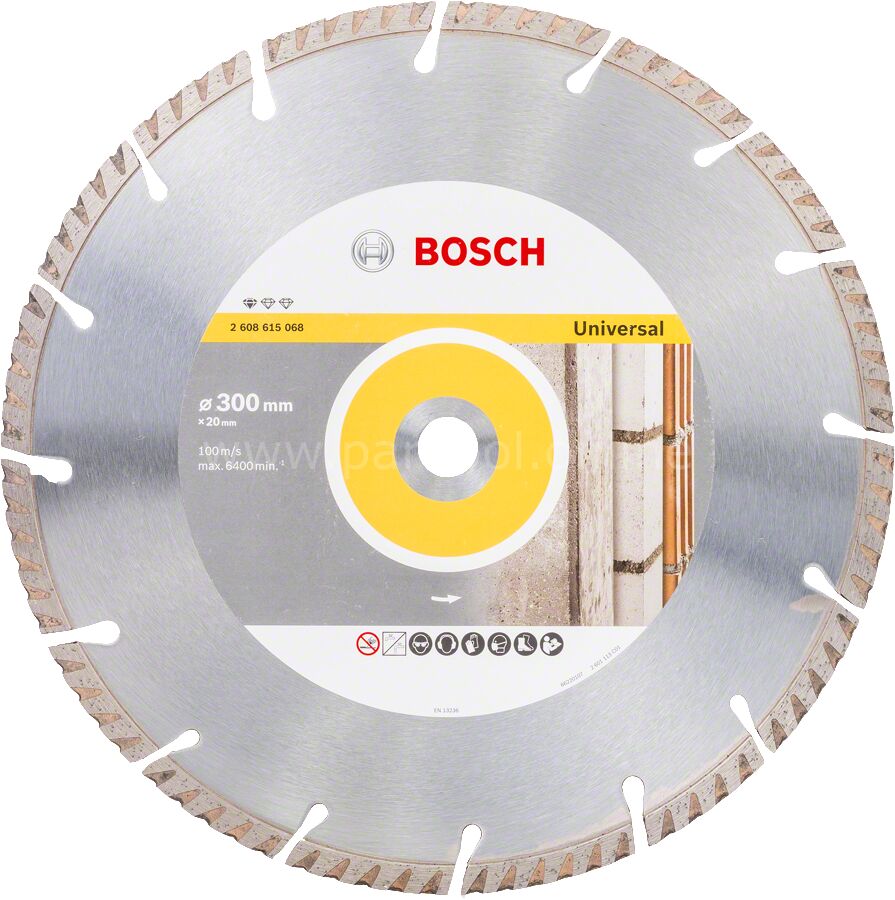 - Standard Seri Genel Yapı Malzemeleri ve Metal Için Elmas Kesme Diski 300*20 mm