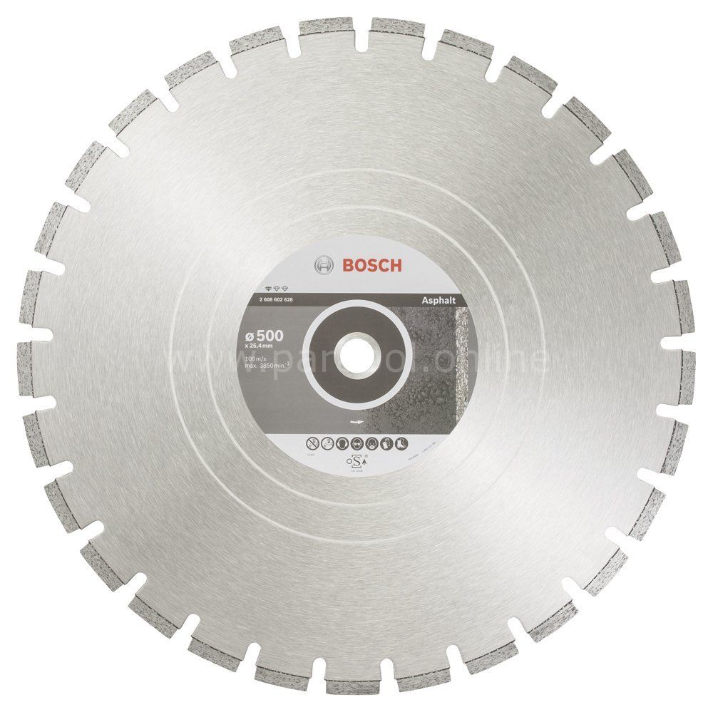 Bosch - Standard Seri Asfalt İçin Elmas Kesme Diski 500 mm 2608602628