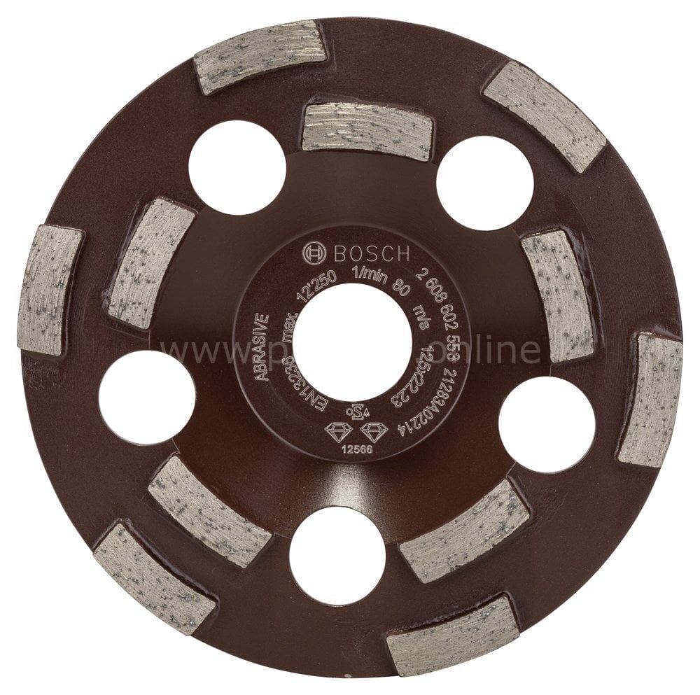 Bosch - Expert Serisi Aşındırıcı Malzemeler İçin Elmas Çanak Disk 125 mm 2608602553