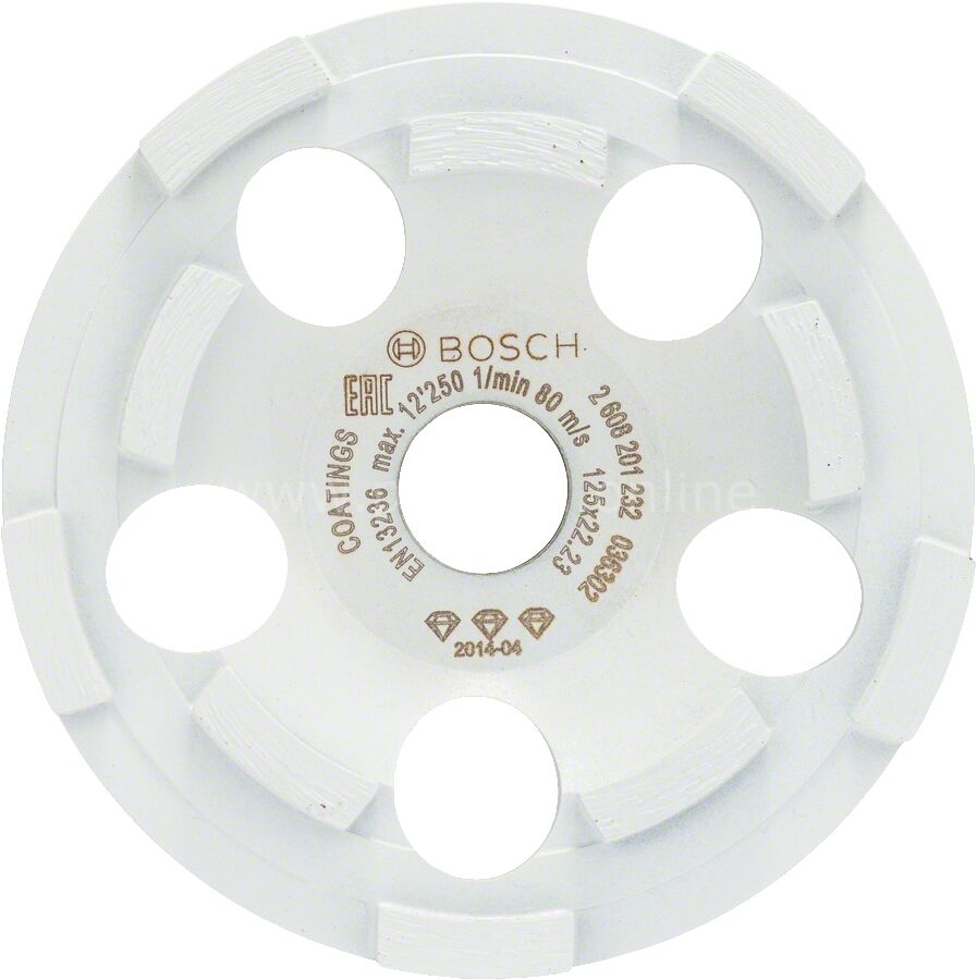Bosch - Best Serisi Termoplastik Koruma Boyası Kazıma İçin Elmas Çamak Disk 125 mm 2608201232
