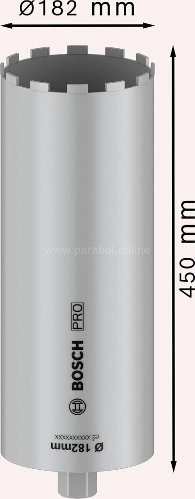 Bosch PRO Elmas Sulu Karot Uç 182x450 mm, 1 1/4'' UNC