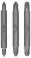 Bosch - Çift Taraflı Vidalama ucu PZ1/2/3*60 mm 3'lü 2607001749