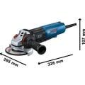Bosch Gws 17-125 Ps Avuç Taşlama 1700 Watt Devir Ayarlı (Ince Gövdeli)
