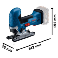 Bosch Professional Gst 185-LI 4 Ah Çift Akülü Dekupaj Testere 06015B3024