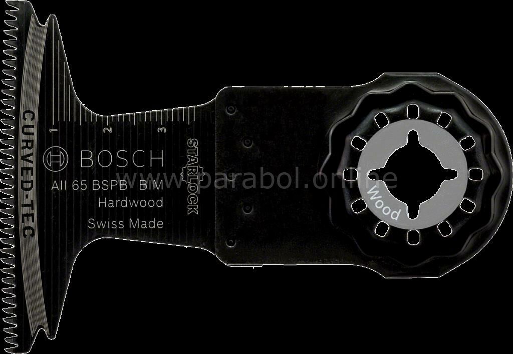 Bosch - Starlock - AII 65 BSPB - BIM Sert Ahşap İçin Daldırmalı Testere Bıçağı 5'li 2608662031