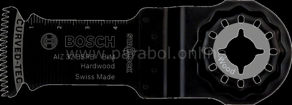 Bosch - Starlock - AIZ 32 BSPB - BIM Sert Ahşap İçin Daldırmalı Testere Bıçağı 5'li 2608661630